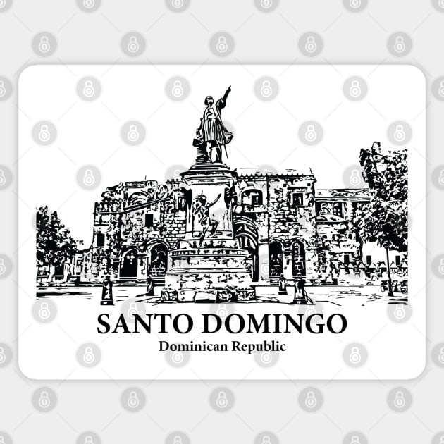 Santo Domingo - Dominican Republic Magnet by Lakeric